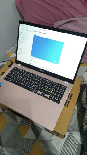 ? Notebook ASUS Vivobook Go 15 - Rosa | Pouquíssimo uso