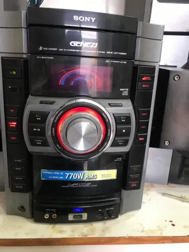 Aparelho de som sony