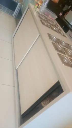 Balcão expositor para açaí 