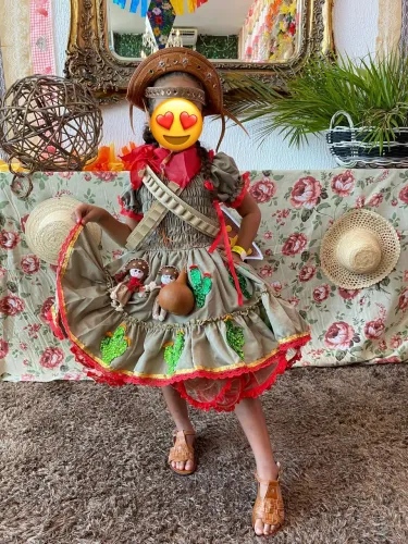 Vestido Maria Bonita 5 anos