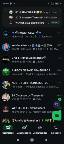 Celular TCL 256gb de memória 