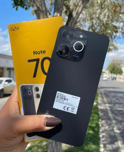 Realme Note 70 - Original - 256/8 Preto + entrega grátis Goiânia e Região 
