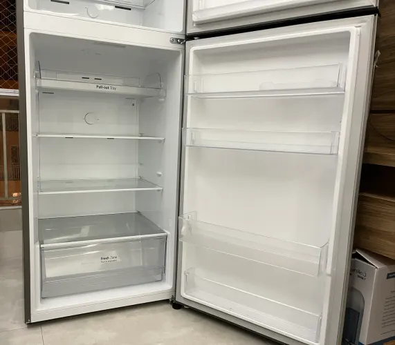 Geladeira LG Frost Free Inverter 395L Inox