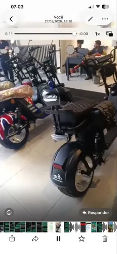 Vende se scooter elétrica x11 3000W zera sem uso