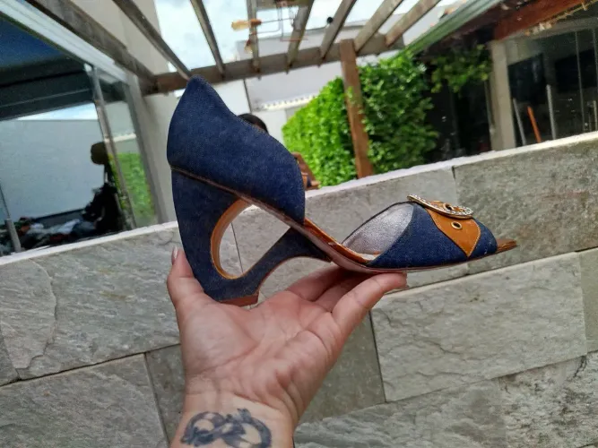 Sapato Silvia Ulson - Salto Coração RARO