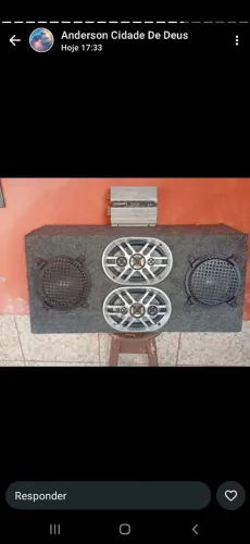 Caixa de som pra carro