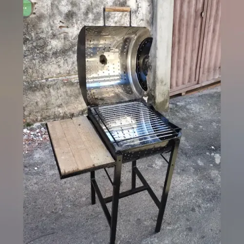 churrasqueira pra Família Meio Tonel