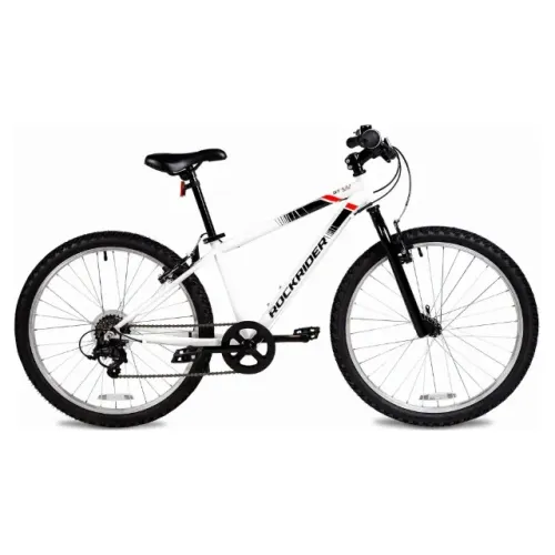 Bicicleta Decathlon Rockrider ST100 Aro 24 Mountain Bike Branca