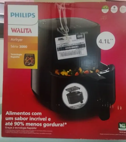 Air Fryer Philips Walita 4,1L - Excelente Estado e na Garantia