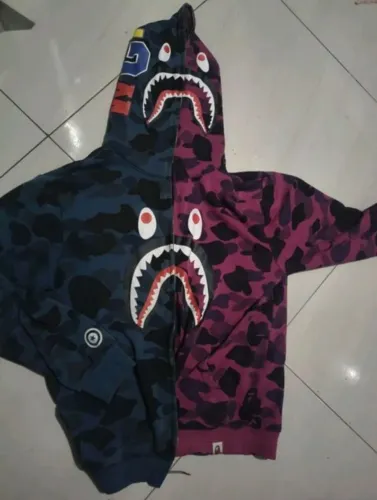 Blusa BAPE camo Shark