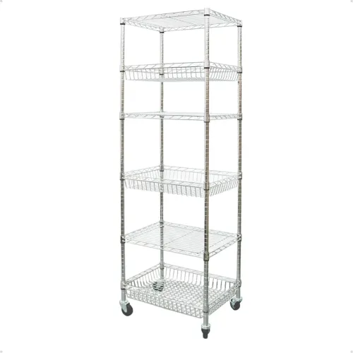 Estante aço inox 6 prateleiras