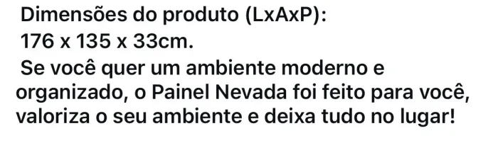 Painel tv até 65 polegadas