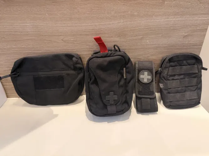 Bolsos modulares táticos MOLLE: ForHonor APH, Invictus, WTC (avulso ou kit)