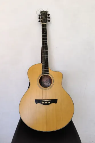 VIOLÃO JF EQ AÇO T/SOLID SPRUCE B/S SAPELE HAMPTON EQ-NTOP GIG BAG TAGIMA