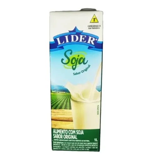 Bebida Leite de Soja Lider kit com 4 Litros