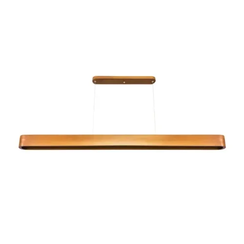 Luminária de Teto Tok&Stok Long Castanho - Lâmpada T8 inclusa - Excelente Estado