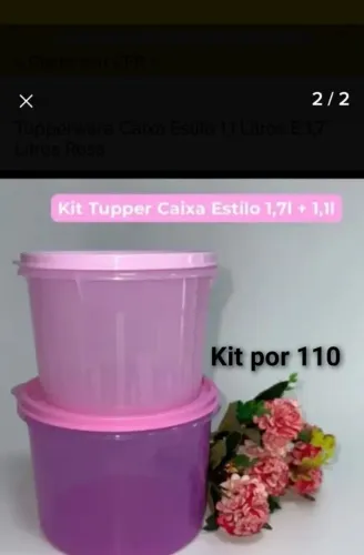 Vendo kit Tupperware