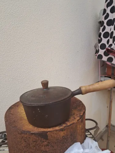Panela de ferro c tampa