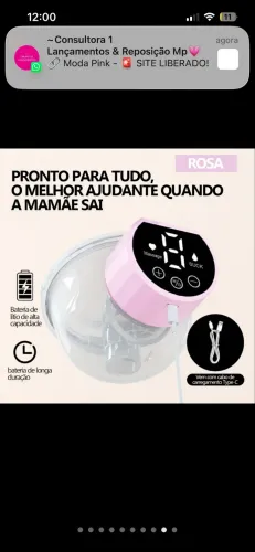 Bomba de Leite Portátil - Extrator Elétrico Silencioso para Amamentação Discreta