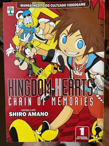Mangá Kingdom Hearts Chain of Memories Vol. 1 - EM ÓTIMO ESTADO