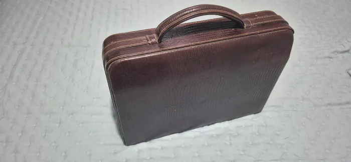 Maleta Médico Brami em couro marrom
