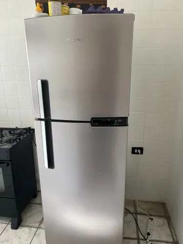 Geladeira Brastemp 375L Frost Free INOX 110V NOVA