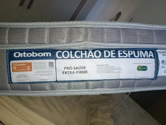 Colchão extra firme pró saúde Ortobom.