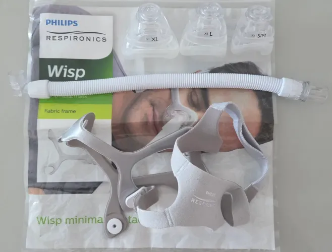 Mascara Cpap Philips wisp uma semana de uso com nota fiscal divido em 12 vezes