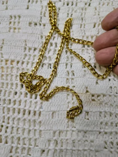 Vendo cordão de ouro 18 k com 68 cm