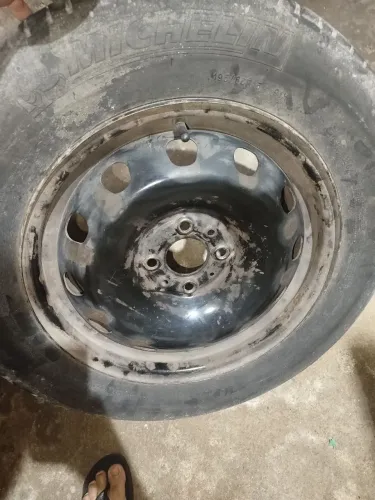 Roda de ferro original Fiat aro 15