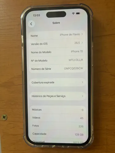 iPhone 15 128 gigas
