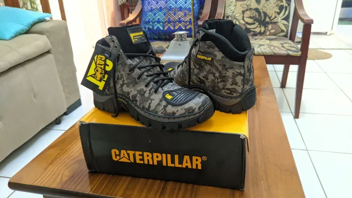 Bota Caterpillar Camuflada N42 Masculina