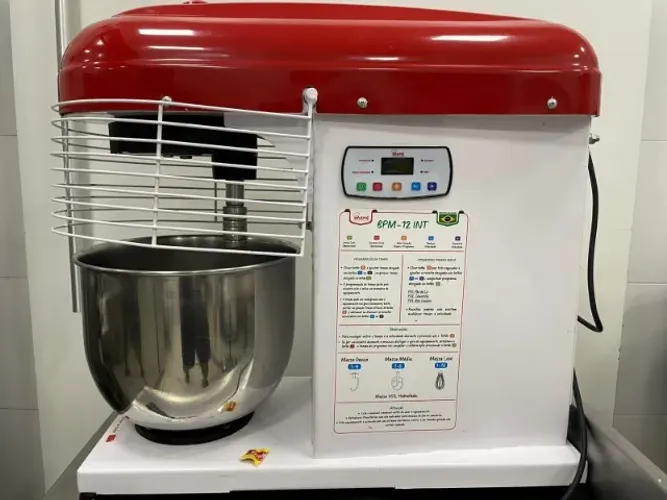 Batedeira Planetária Maná Profissional 12L Modelo Bpm12 Pro - Branco 127/220V