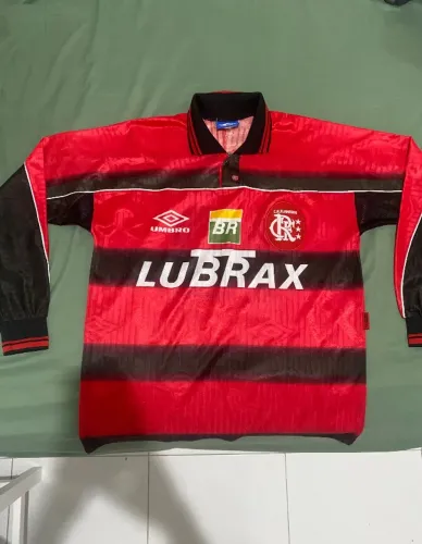 CAMISA FLAMENGO 1997 UMBRO ORIGINAL - MANGA LONGA - Nº 10