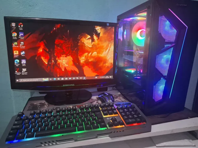 Pc game xeon completo com vários jogos top