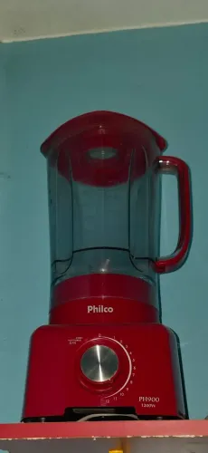 Liquidificador 12 velocidades Philco Vermelho 1200w