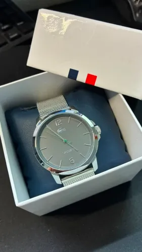 Relógio LACOSTE Ottawa Silver Original