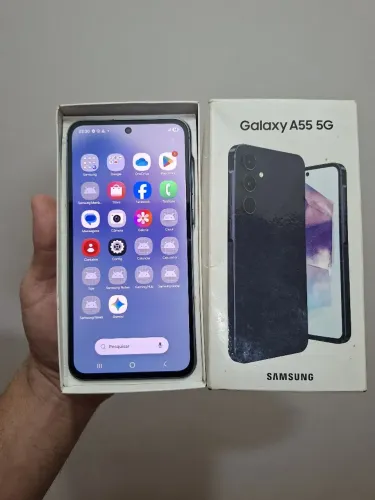 Celular Samsung A55 5G todo original de fábrica , 256GB , completo