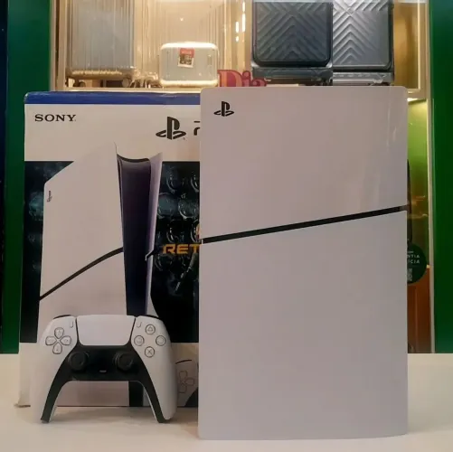Ps5 Slim 1Tb com Leitor+ 03 Meses de Garantia Loja