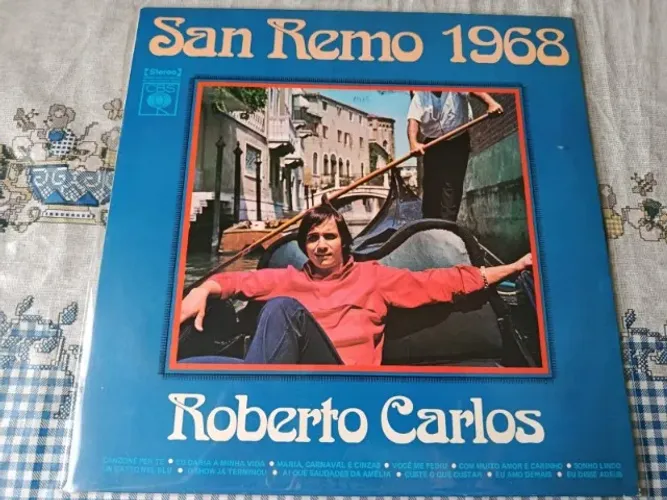 LP (Disco de vinil) Roberto Carlos: San Remo 1968 - novíssimo!!!