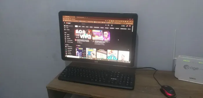 Computador All in One HP Completo Intel i3 4GB SSD 120GB