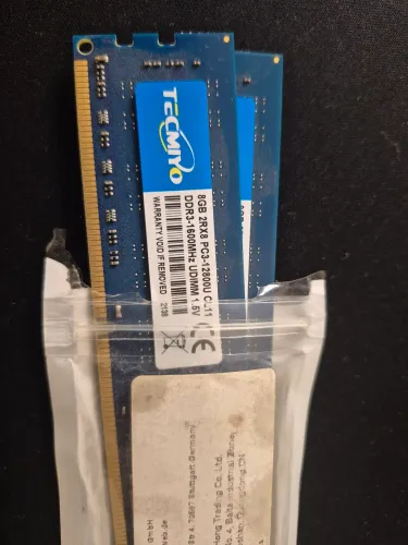 Memoria ram ddr3 16gb (2x8) 1600mhz ECC