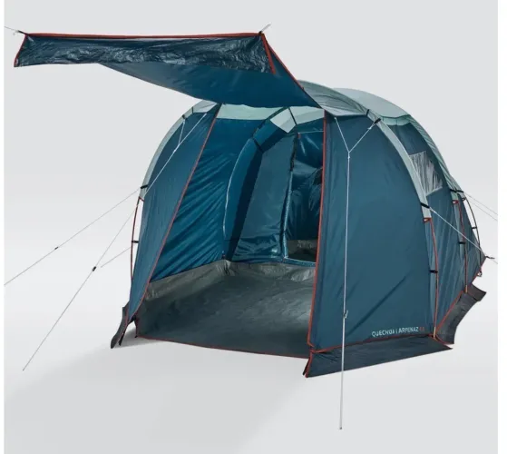 Barraca camping Quéchua Arpenz 4.1 fresh back