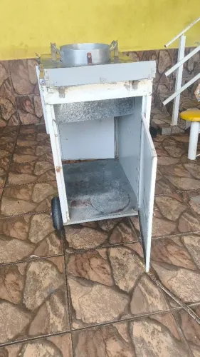 Carrinho de para vender lanche