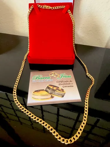 Cordão de Ouro 18k 21g Grumet