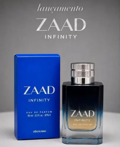 EAU DE PARFUM ZAAD INFINITY MASCULINO BOTICÁRIO 95ML