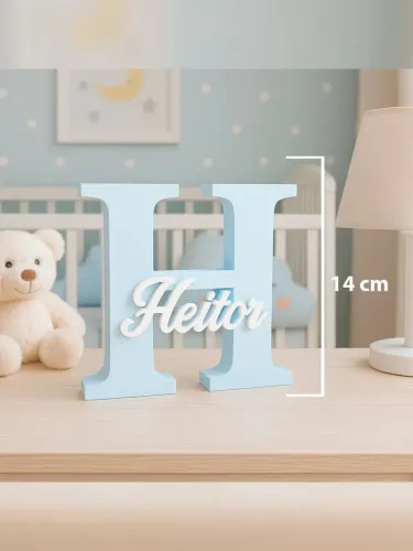 Letreiro Personalizado Infantil para Decoração de Quartos de Bebê Ideal para Presentes