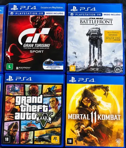 ? JOGOS ORIGINAIS PS4 - MÍDIA FÍSICA
