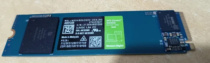 M2 NVME 480GB WD