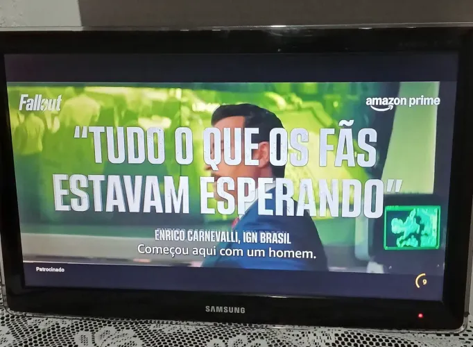 TV Samsung 26" + Controle + Anycast (YouTube/Netflix) - Imagem Top!